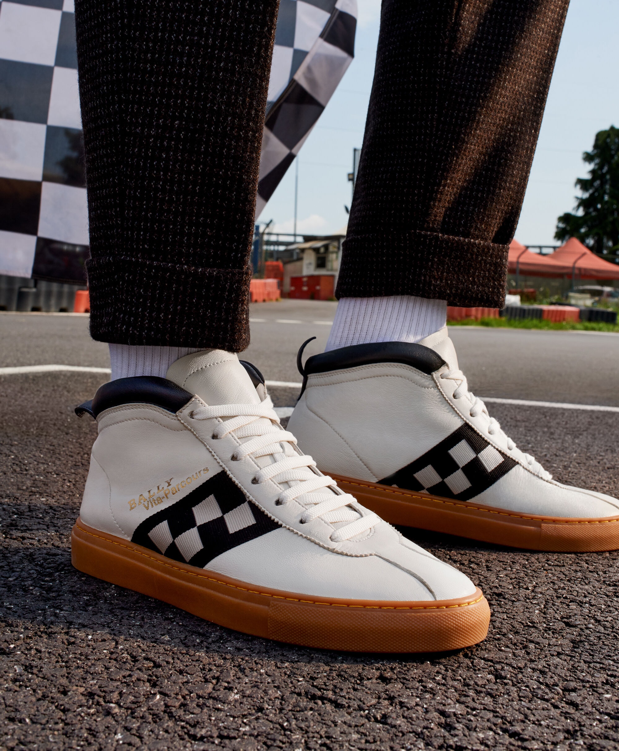 bally retro sneakers