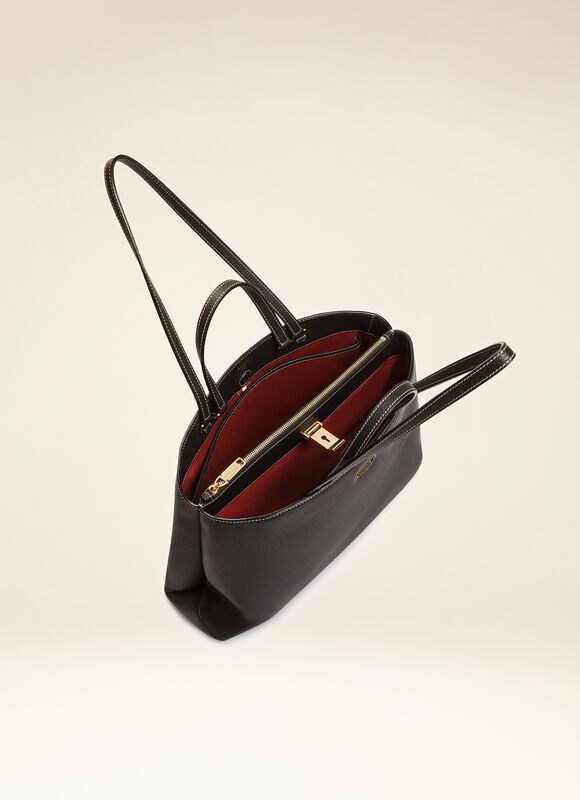 BLACK CALF Tote Bags - Bally
