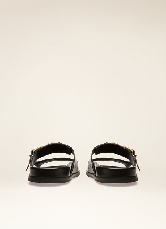 BLACK BOVINE Sandals - Bally