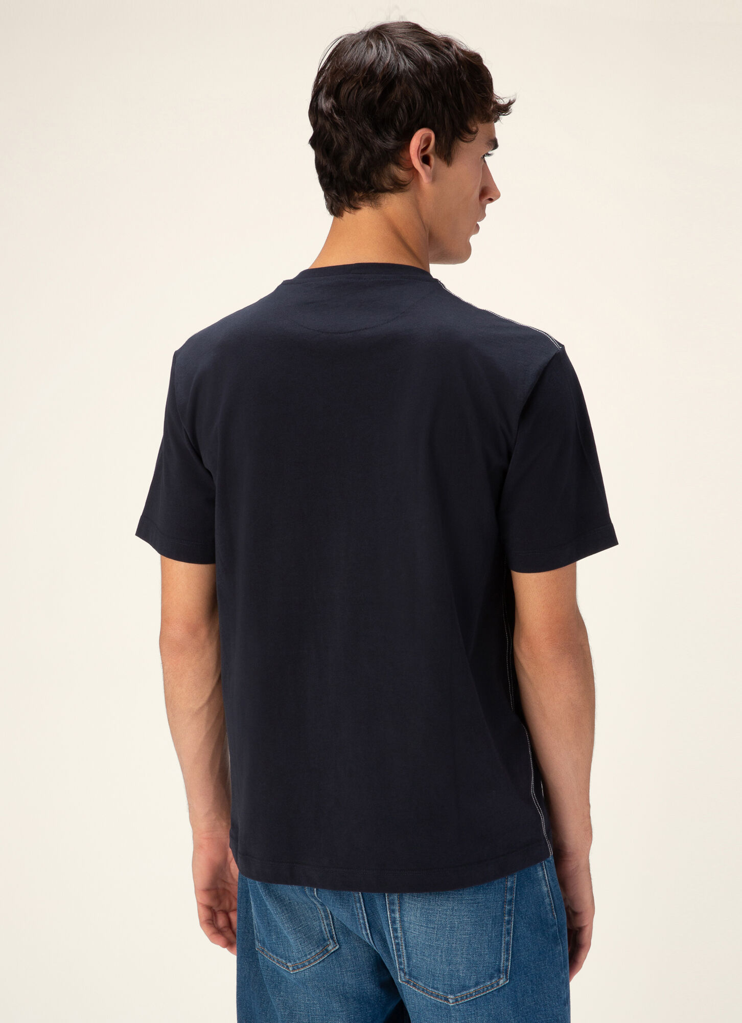 Bally Stripe T-Shirt | Mens T-Shirt | Black Cotton | Bally
