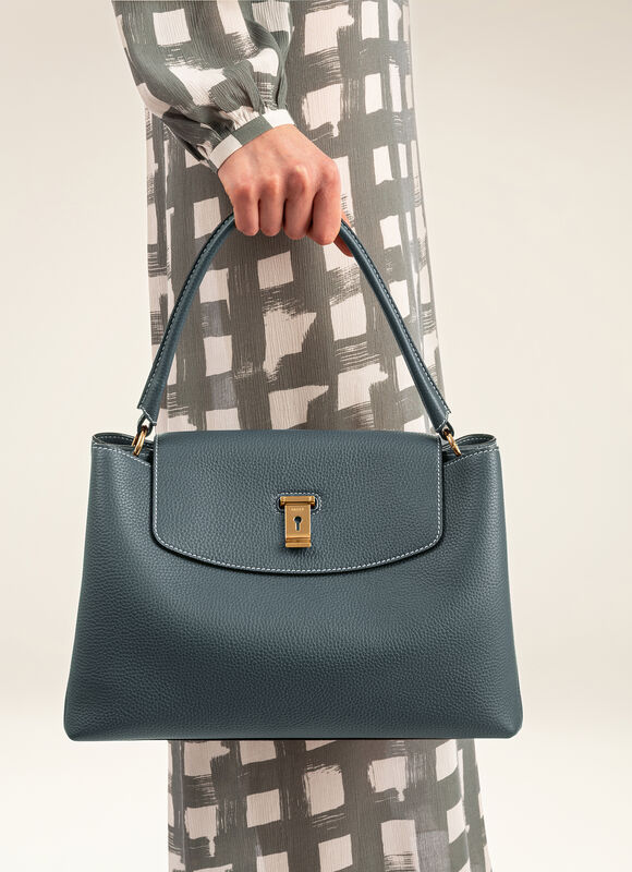 BLUE CALF Top Handle Bags - Bally