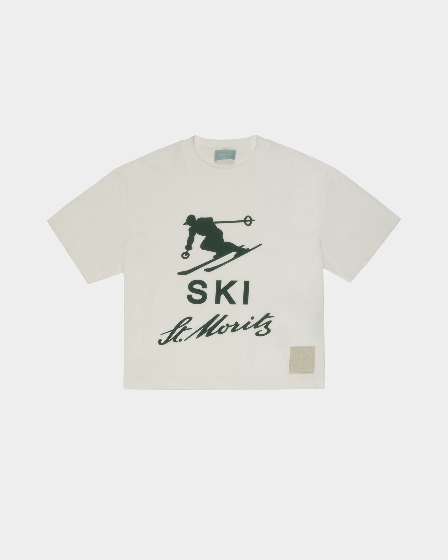 Ski St Moritz T-Shirt | T-Shirt | Bone Cotton | Bally