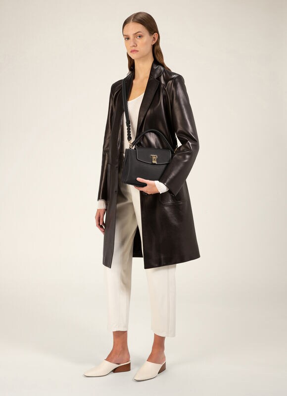 BLACK CALF Top Handle Bags - Bally