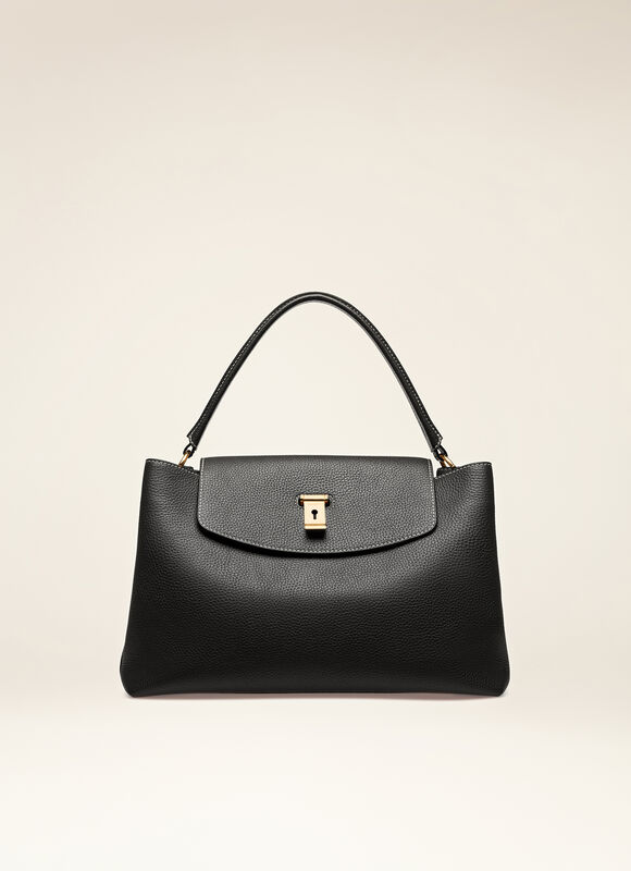 BLACK CALF Top Handle Bags - Bally