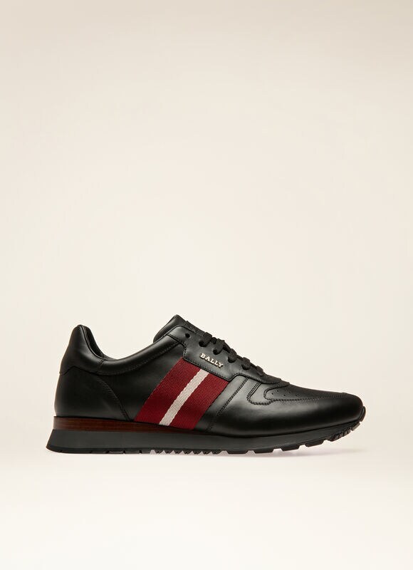 Astel | Mens Sneakers | Black Leather | Bally