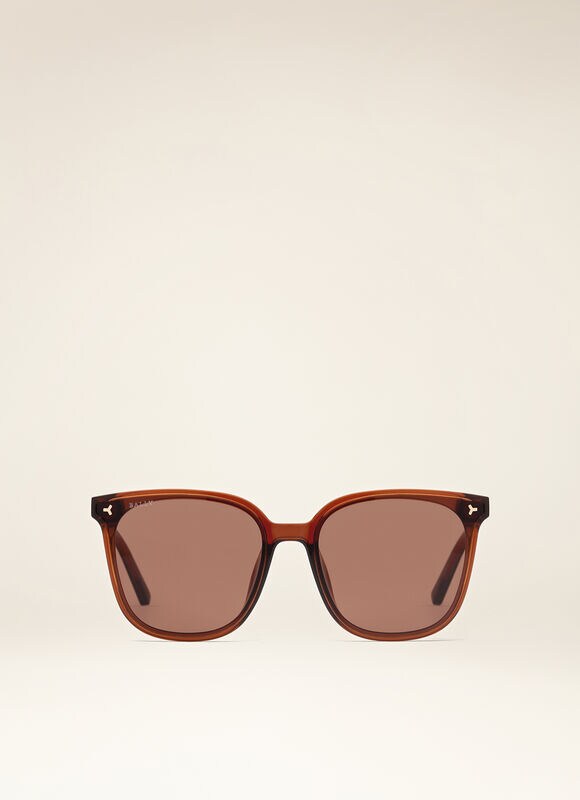 BROWN PLASTIC Sunglasses - Bally