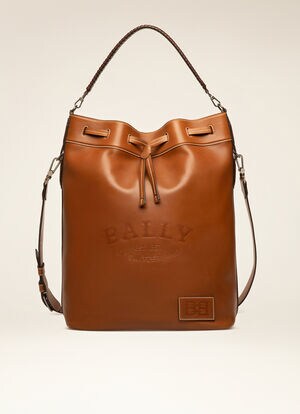 BROWN CALF Tote Bags - Bally