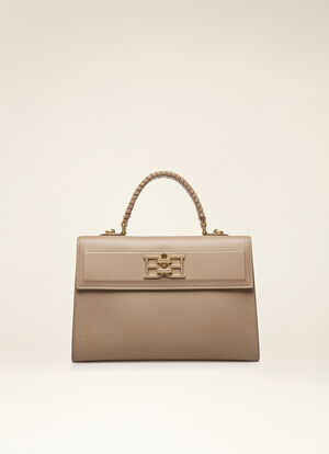 TAUPE BOVINE Top Handle Bags - Bally