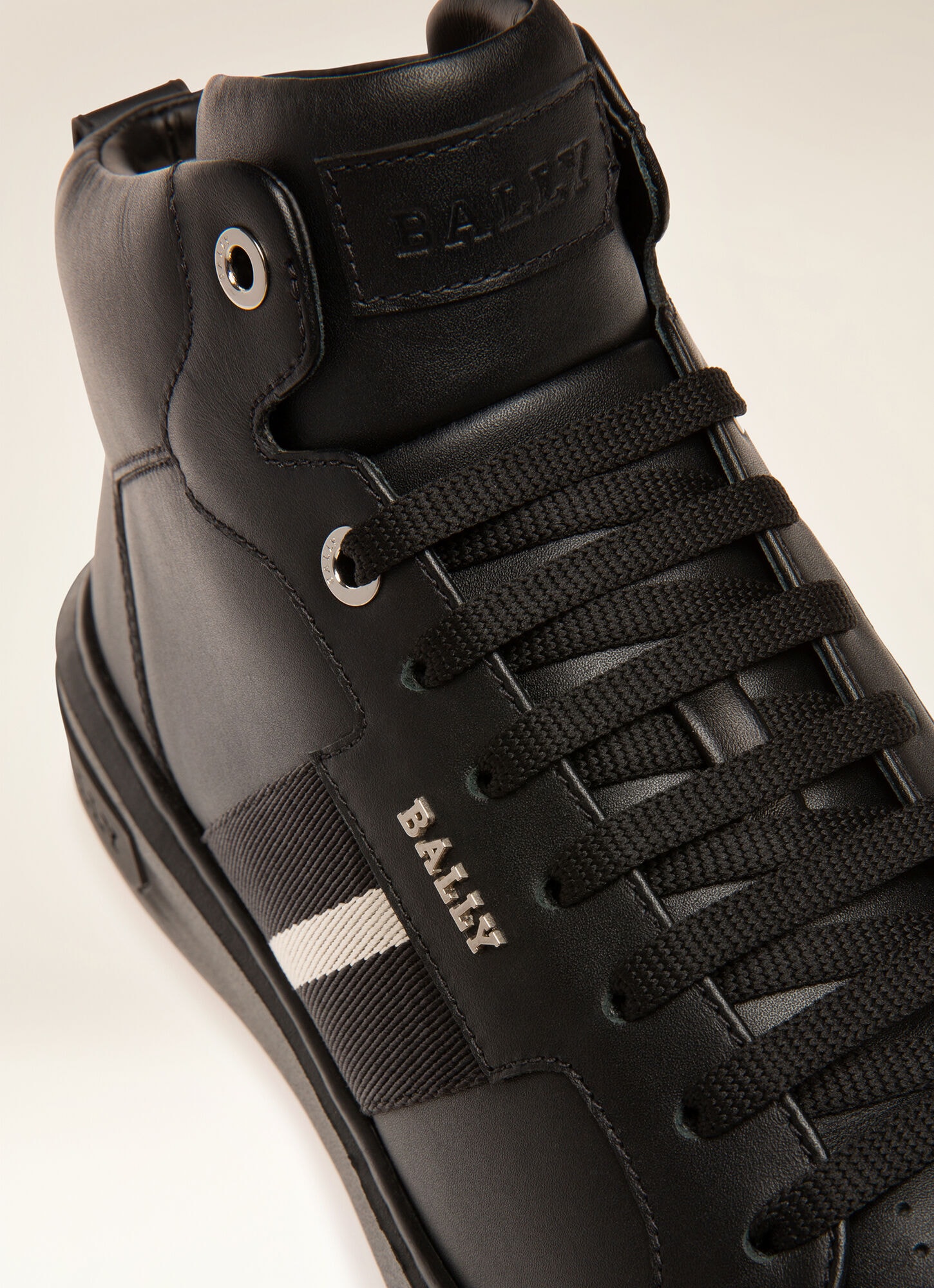 bally men's high top sneakers