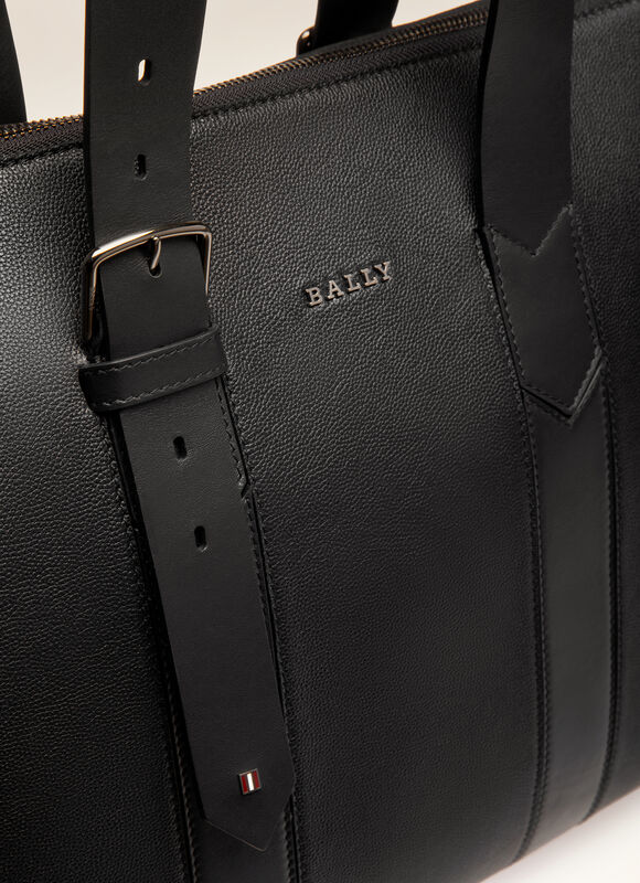 BLACK BOVINE Tote Bags - Bally