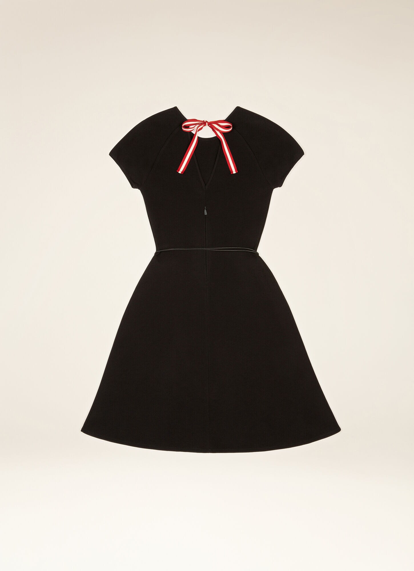 womens black knit dress