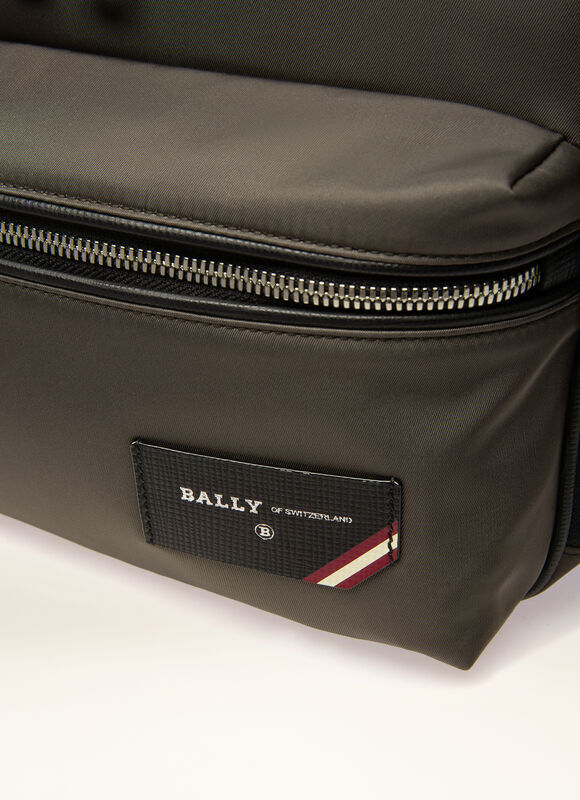 GREEN NYLON Messenger Bags - Bally