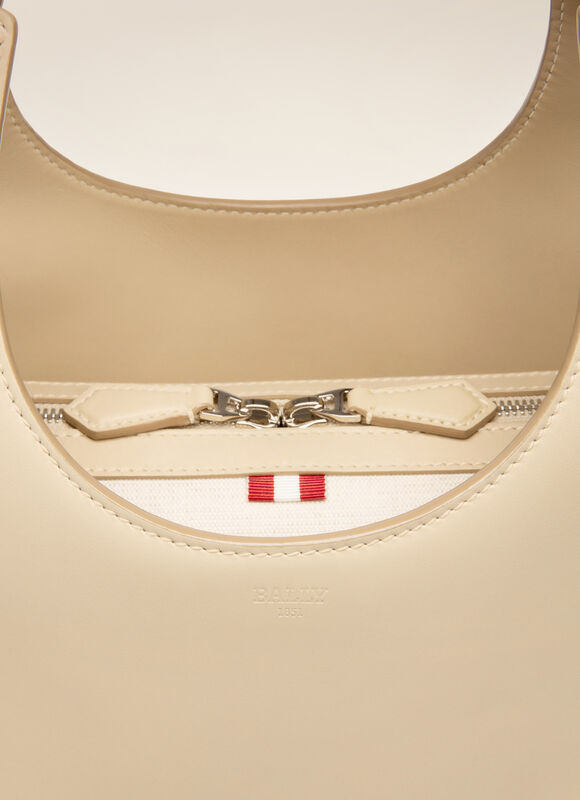 BEIGE BOVINE Shoulder Bags - Bally