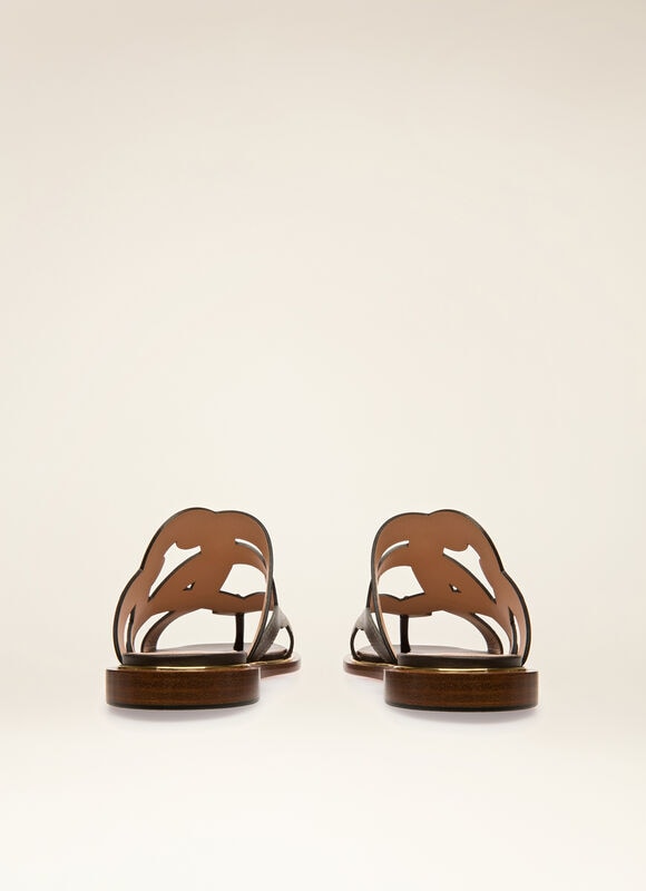 BROWN BOVINE Sandals - Bally