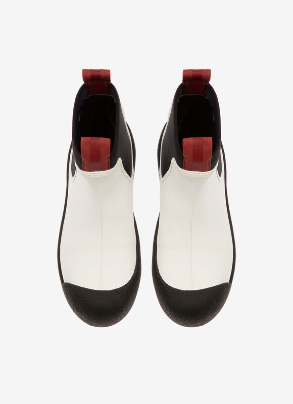 white calf boot
