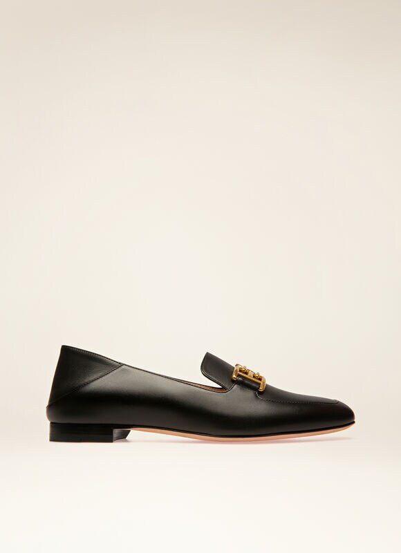 BLACK CALF Flats & Moccasins - Bally