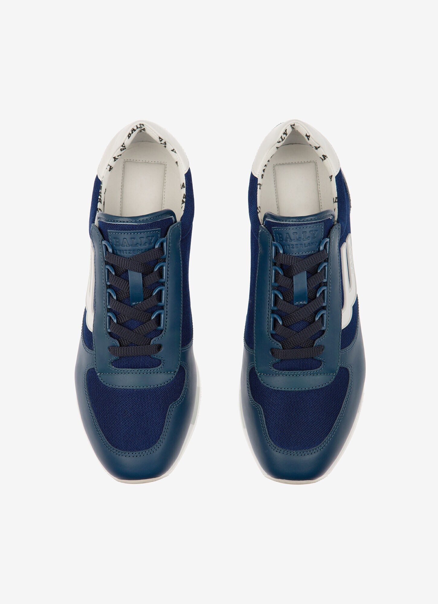blue bally sneakers