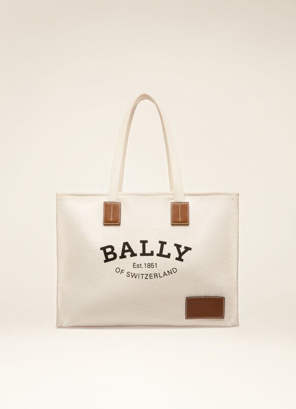MULTICOLOR FABRIC Tote Bags - Bally