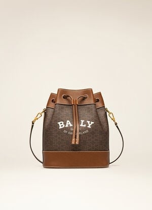 BROWN SYNTHETIC Cross-body Bags - Bally