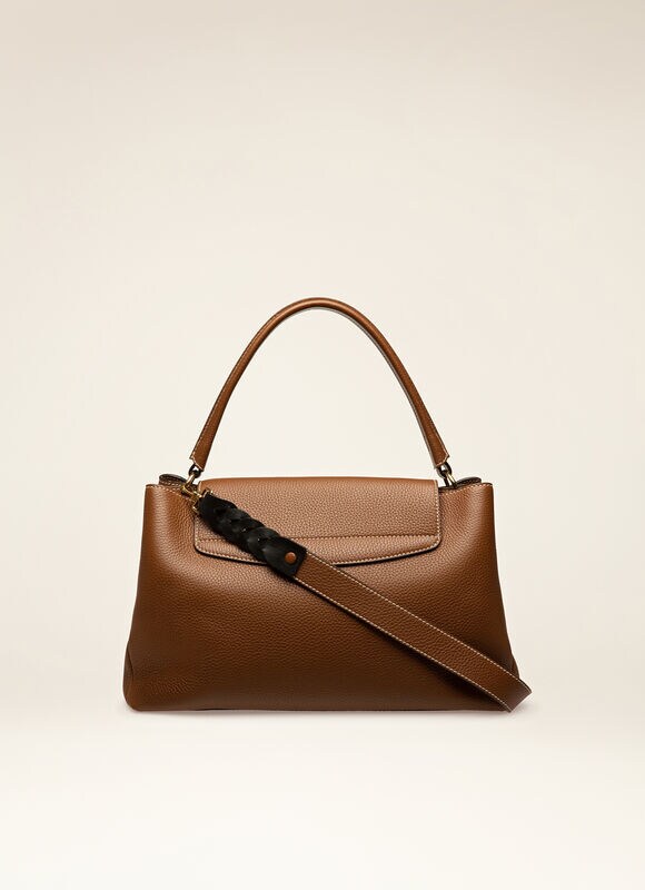 BROWN CALF Top Handle Bags - Bally