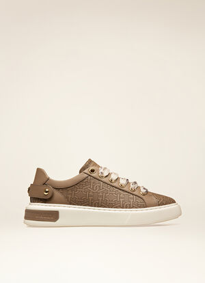 TAUPE CALF Sneakers - Bally