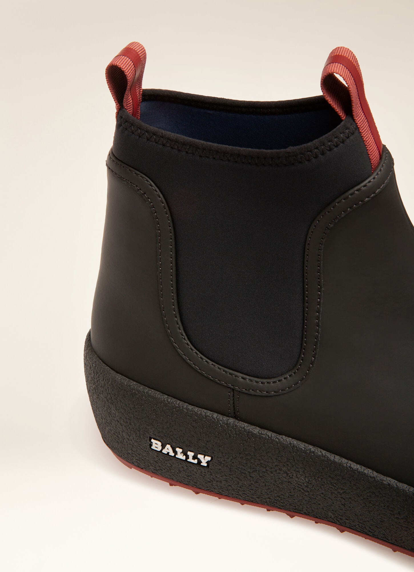 Cubrid | Mens Snow Boots | Black Leather | Bally