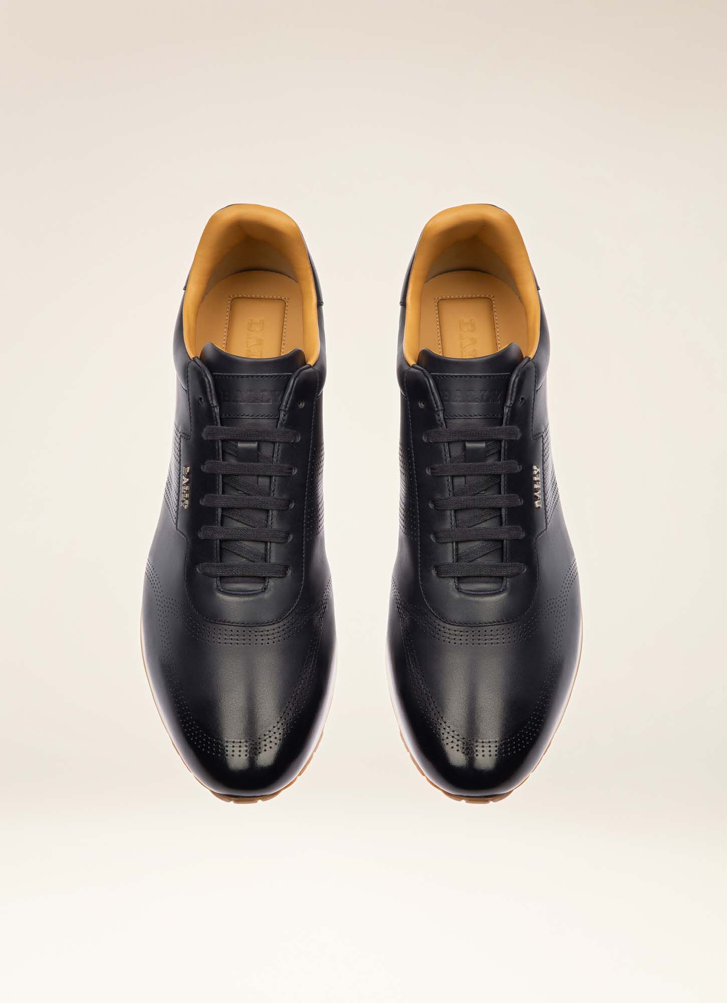 US 10 Bally NEW Bally Acona Ascan Shoes Navy Blue Calf Leather Size 43 UK 9 