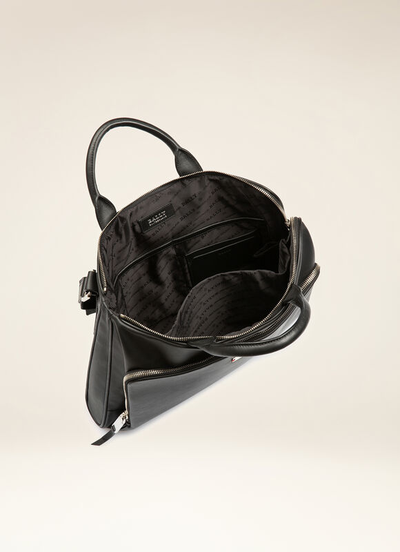 BLACK MIX COTTON/SYNT Business Bags - Bally