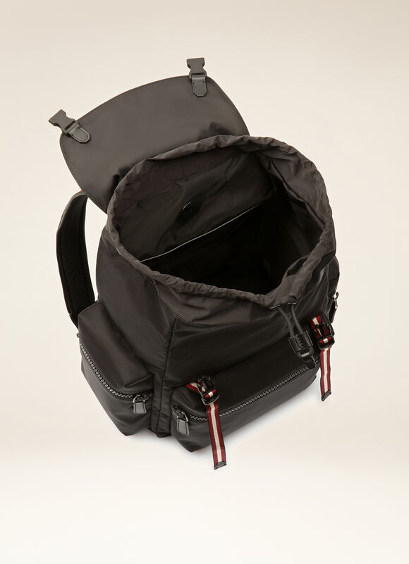 BLACK NYLON Backpacks - Bally