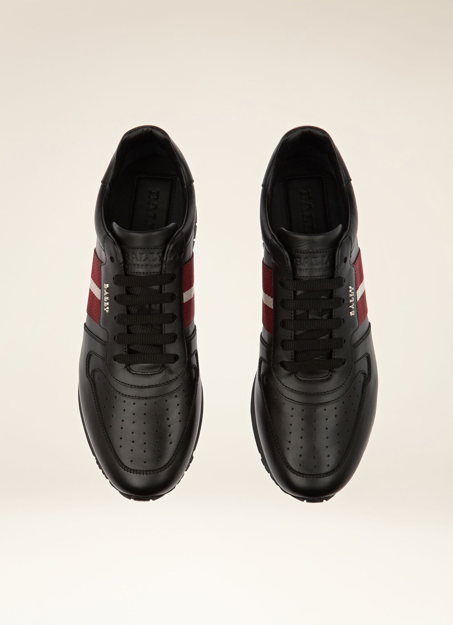 bally men's astel trainspotting leather runner sneakers