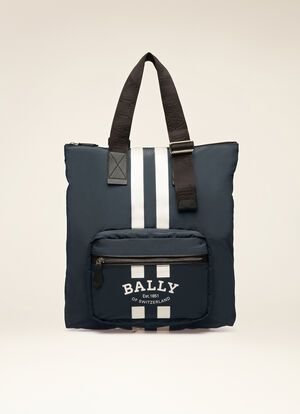 BLUE NYLON Tote Bags - Bally