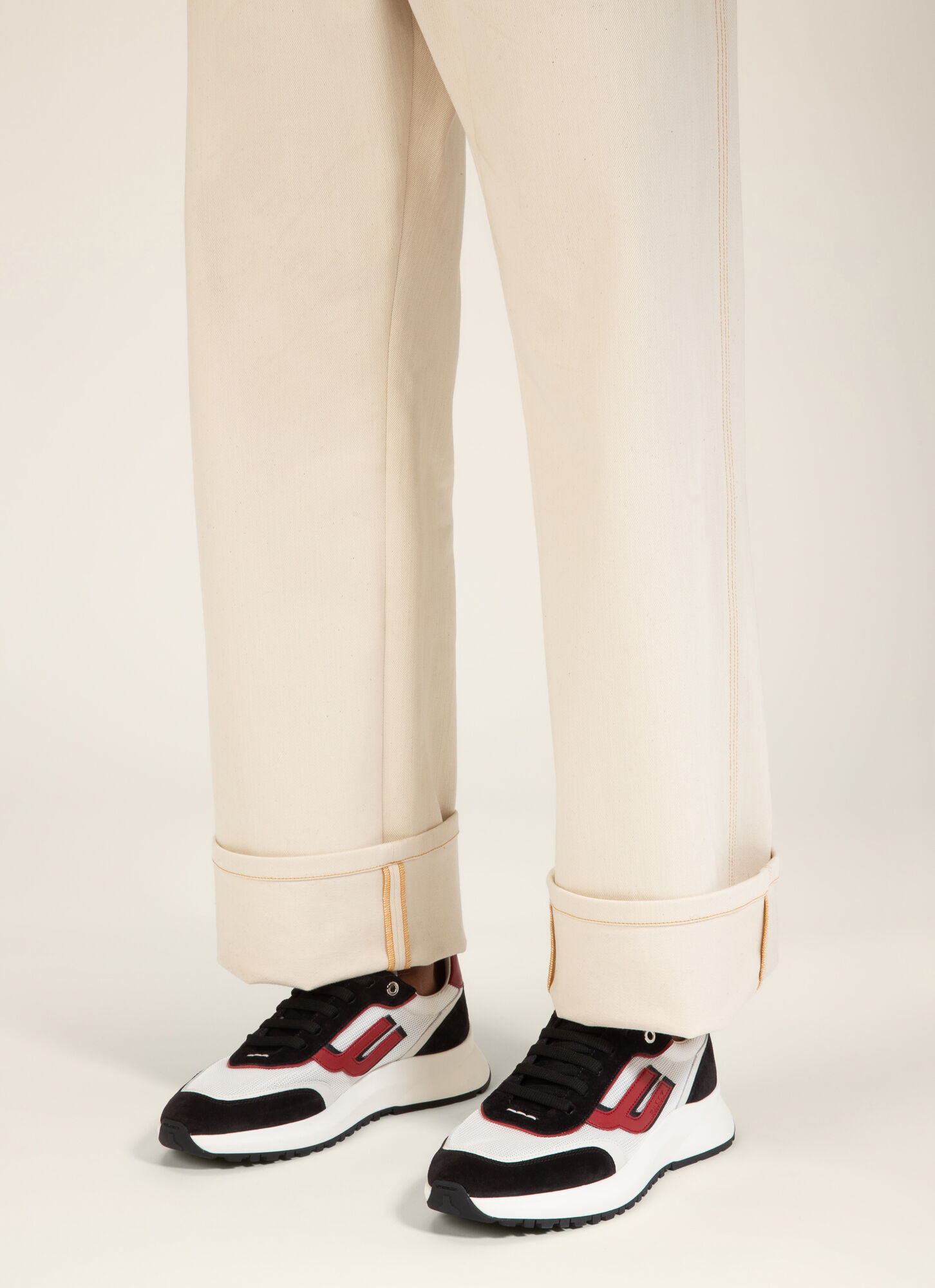 Black \u0026 White Mesh \u0026 Leather| Bally