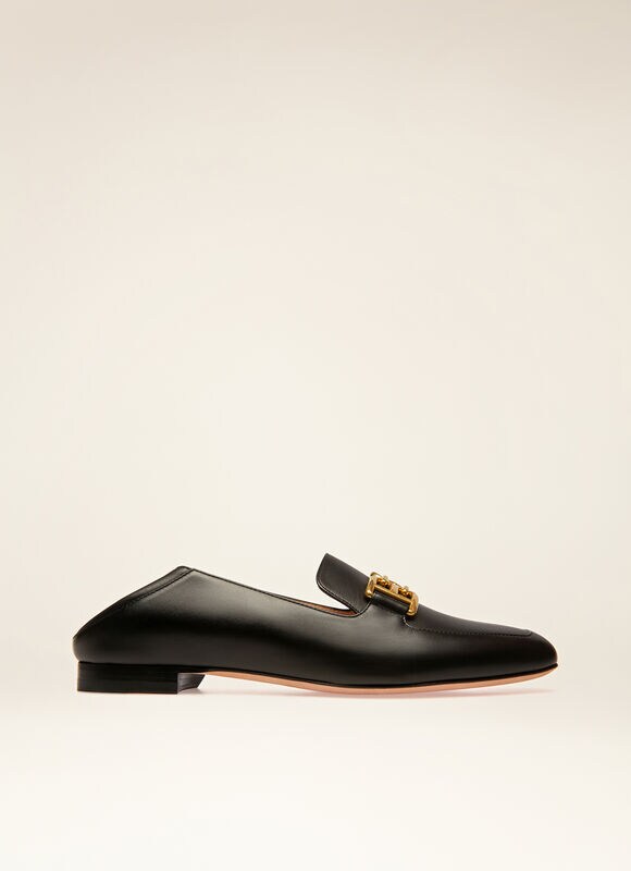 BLACK CALF Flats & Moccasins - Bally