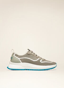 WHITE MIX POLYESTER Sneakers - Bally