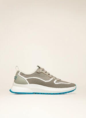 WHITE MIX POLYESTER Sneakers - Bally