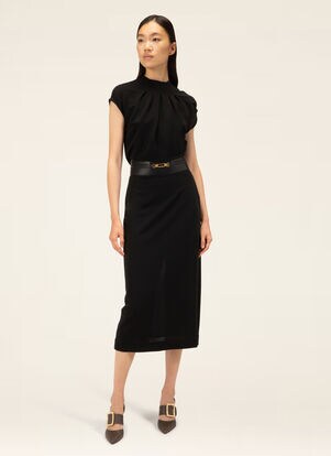 BLACK MIX VISCOSE Dresses and Skirts - Bally