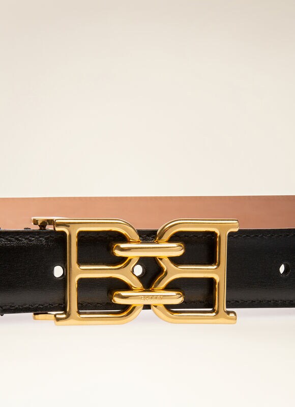 BLACK BOVINE Belts - Bally