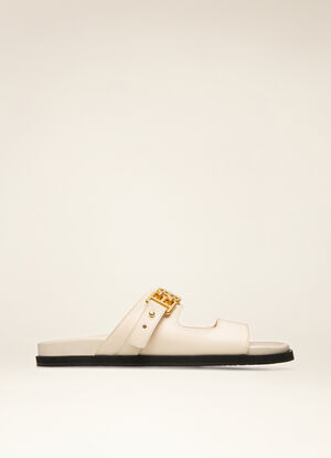 WHITE BOVINE Sandals - Bally