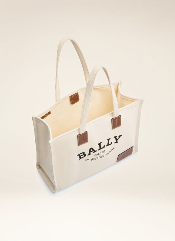MULTICOLOR FABRIC Tote Bags - Bally