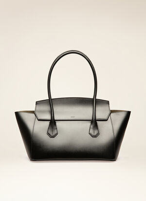 BLACK BOVINE Top Handle Bags - Bally