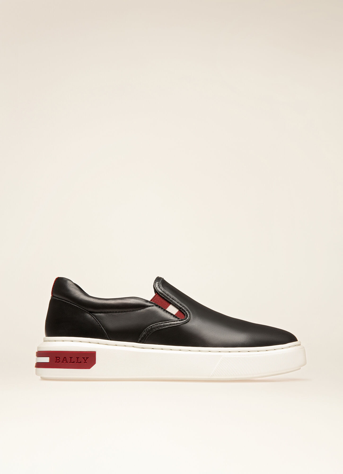 Mya | Womens Sneakers | Black Leather