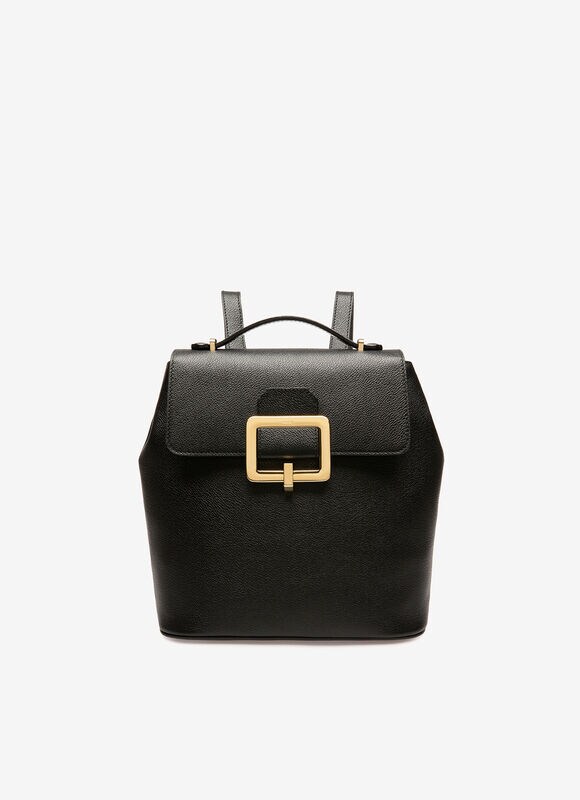 Jeyden Womens Backpack Black Leather Bally