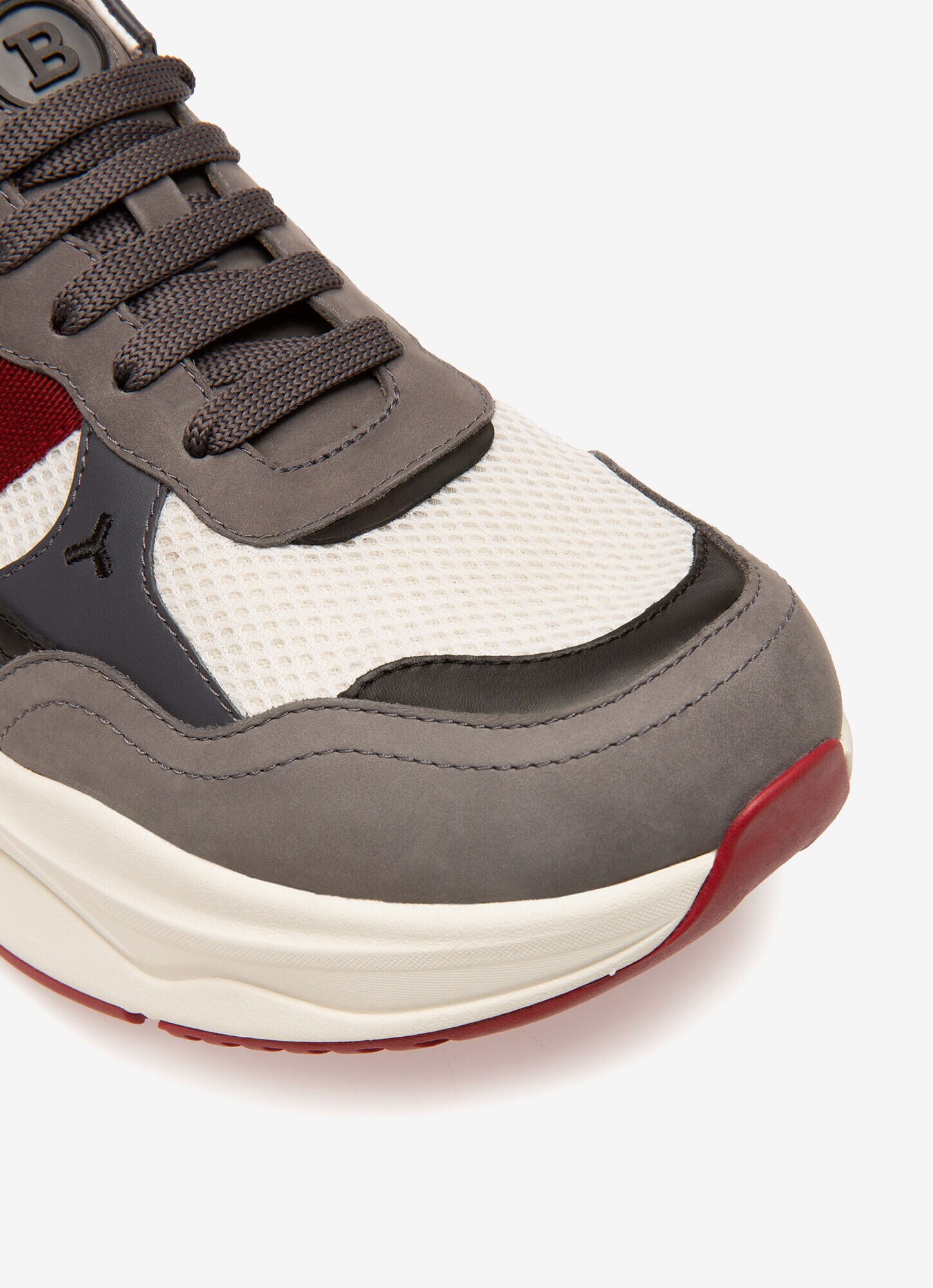 grey bally sneakers