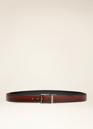RED BOVINE SPLIT Belts - Bally