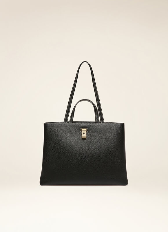 BLACK CALF Tote Bags - Bally