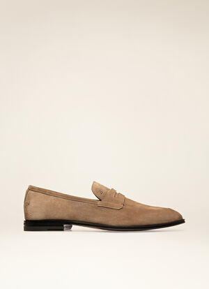 TAUPE CALF Loafers and Moccasins - Bally