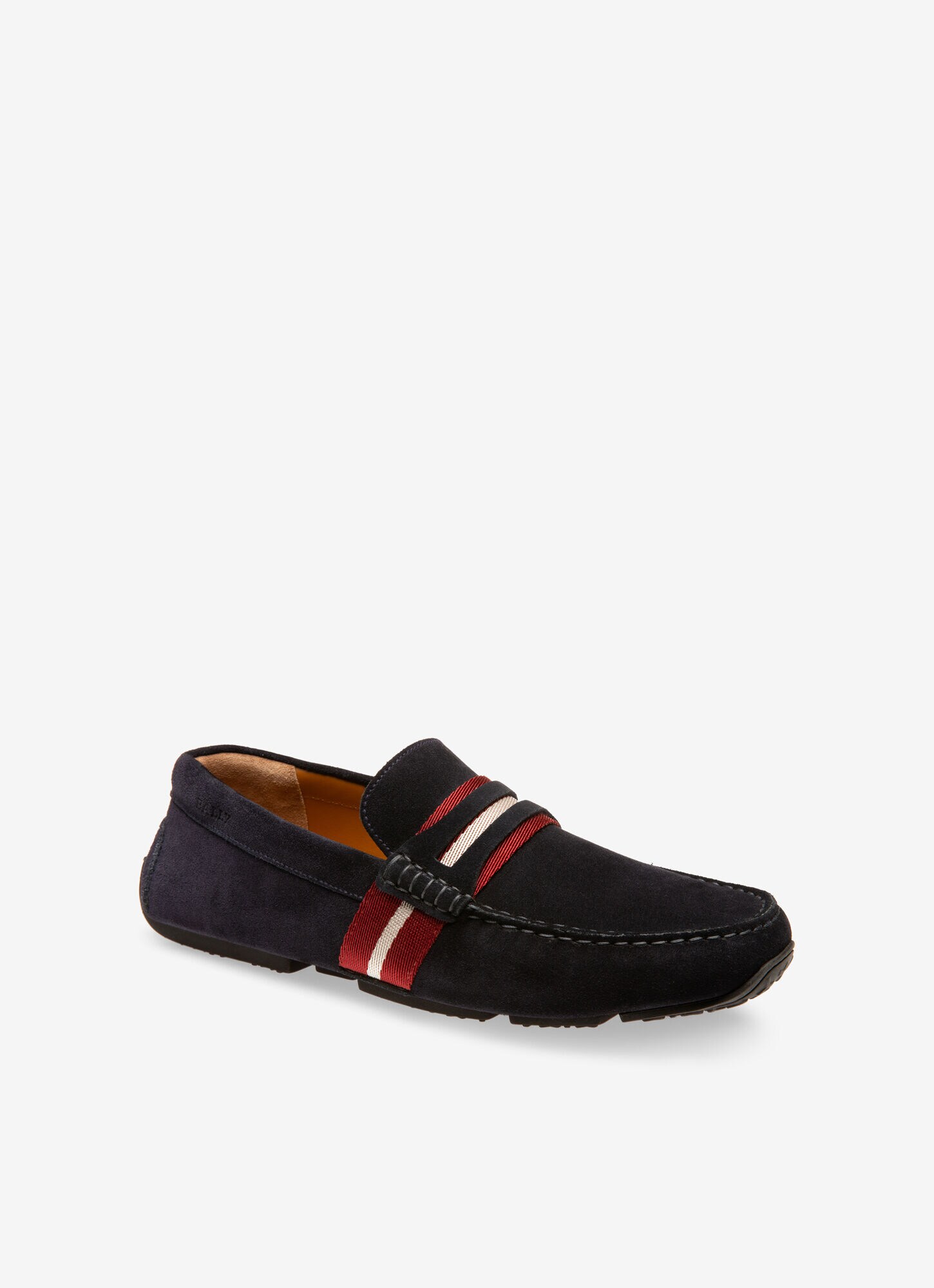 bally blue suede shoes