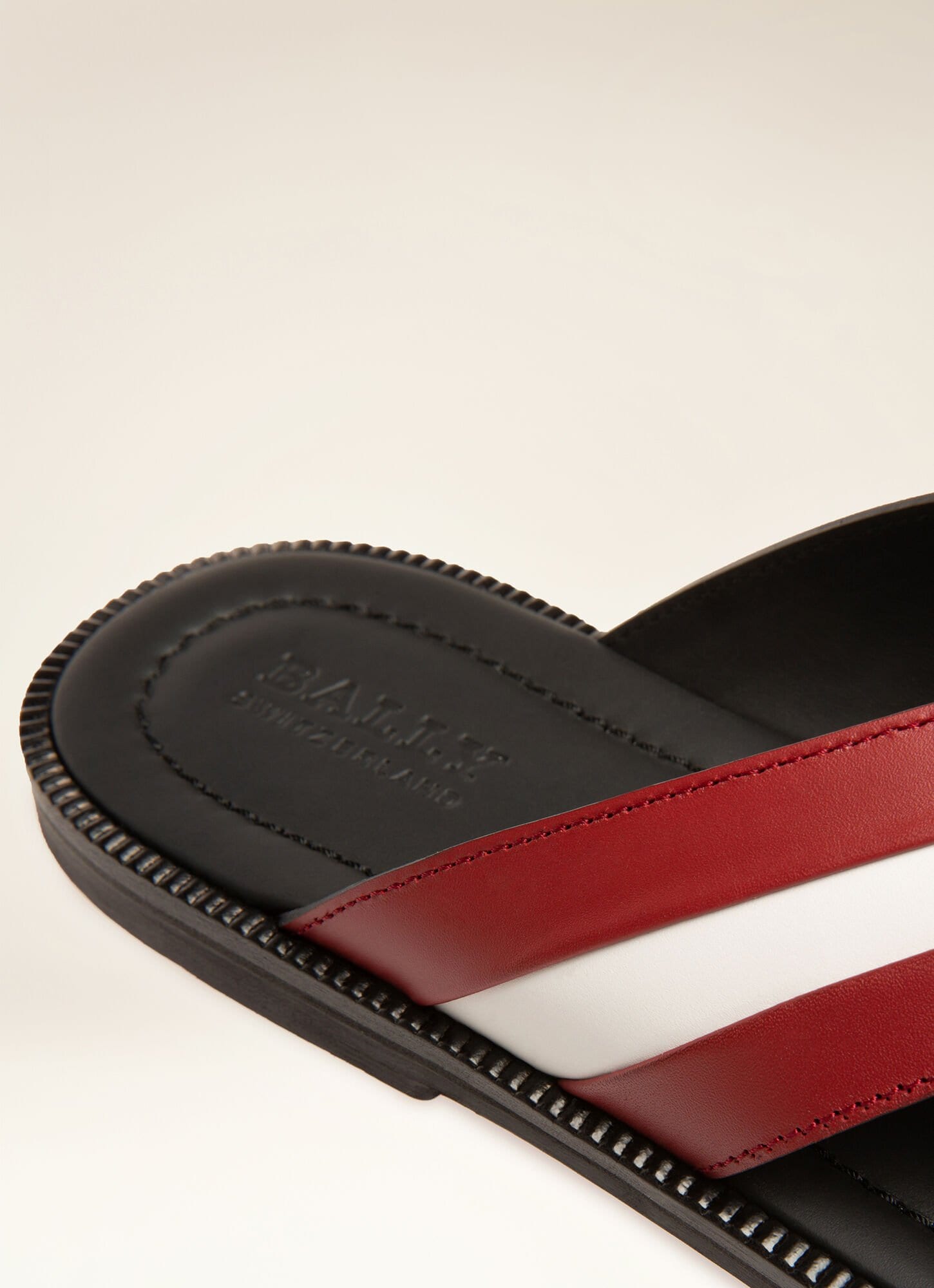men's bally leather sandals