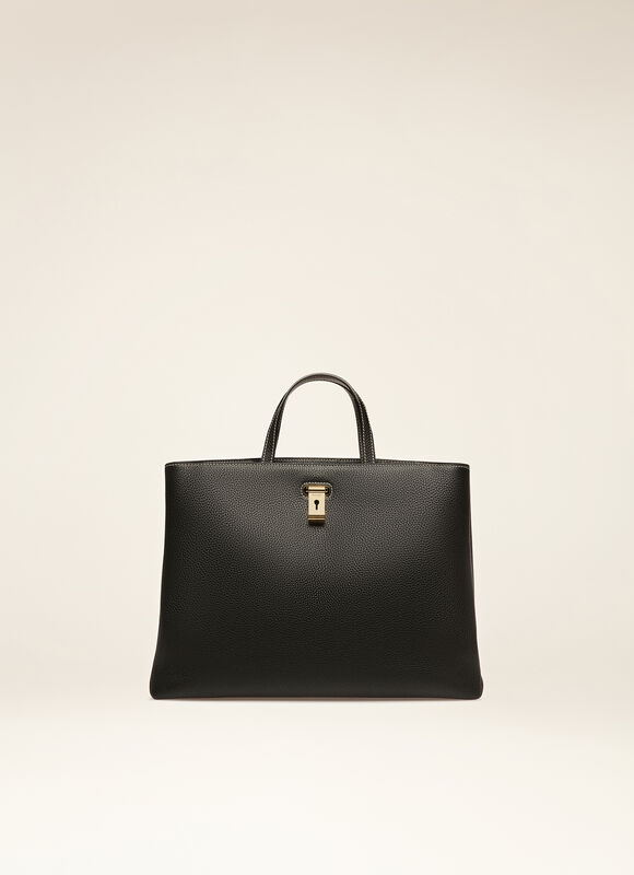 BLACK CALF Tote Bags - Bally