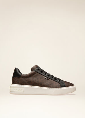 BROWN MIX COTTON/SYNT Sneakers - Bally
